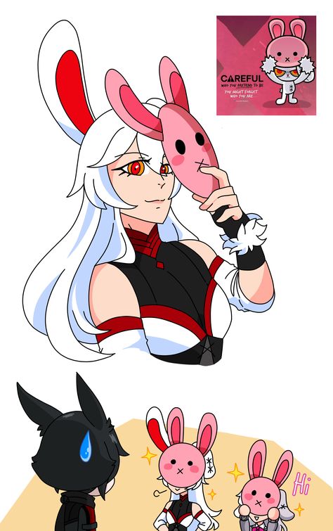 Bunny mask by KanaYanga on DeviantArt Mask Oc Male, Shadow Spider, Dark Rabbit, Killer Bunny, Bunny Mask, Mask Drawing, Ppg And Rrb, Cute Kawaii Animals, Bunny Art