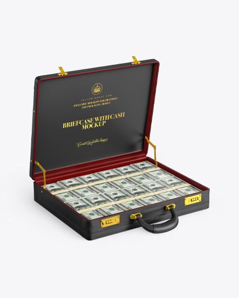 Money Briefcase, Typography Texture, Texture Ideas, Money Stacks, Yellow Images, Mockup Free Download, Cash Flow, Download Images, Mockup Free Psd