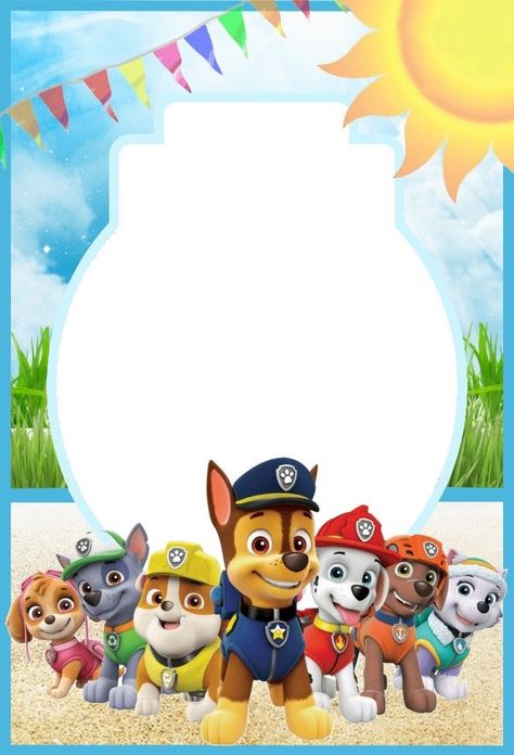 Paw Patrol Invitations Printables, Paw Patrol Birthday Card, Paw Patrol Party Invitations, Token Boards, Paw Patrol Stickers, Paw Patrol Party Decorations, Paw Patrol Birthday Theme, Paw Patrol Birthday Invitations, Paw Patrol Birthday Party