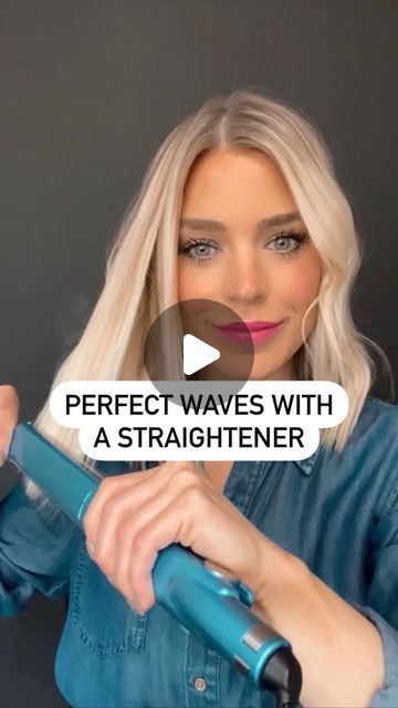 SAMANTHA HARMAN | HAIR TUTORIALS | HAIRSTYLIST EDUCATION on Instagram: "how to create the perfect beach waves using a flat iron.⁣ ⁣ save this post to try later ‼️⁣ ⁣ @behindthechair_com @thebtcteam @hairbrained_official @ultabeauty @sephora @beautylaunchpad #hairtutorial #flatiron #beachwaves #hairtrends #hairstyles #hairinspo #easyhairstyles #samanthasbeautyconfessions #behindthechair #thebtcteam #modernsalon #americansalon #beautylaunchpad #sephora #ultabeauty #finehairstyles #simplehairstyles #quickhairstyles #hairideas #hairstylist" Hairstylist Education, Beach Waves With Flat Iron, Straightener Waves, Beach Waves Tutorial, Perfect Beach Waves, Flat Iron Waves, Beach Waves Hair Tutorial, Hair Curling Tips, Flat Iron Curls