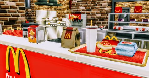 Sims4 Food Deco, Sims 4 Food Clutter Functional, Sims 4 Cc Fast Food Delivery, The Sims 4 Cc Functional Food, Sims 4 Functional Kitchen Cc, Sims 4 Functional Restaurants, Sims 4 Cc Clutter Functional Food, Sims 4 Cc Mcdonalds, Sims 4 Functional Grocery Store