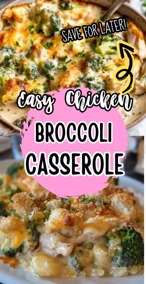 Easy Chicken Broccoli Casserole Broccoli Chicken Casserole Recipes, Rice Broccoli Chicken Casserole, Cheese Chicken Broccoli Casserole, Chicken And Broccoli Casserole Recipes, Broccoli And Chicken Recipes, Easy Chicken Broccoli Casserole, Broccoli And Chicken Casserole, Chicken And Broccoli Recipes, Cheesy Chicken Broccoli Casserole