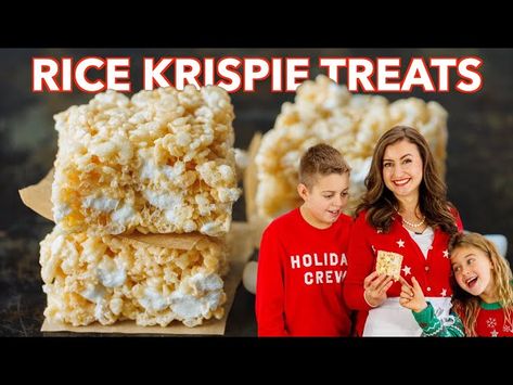 Book Cookies, Homemade Rice Krispies, Rice Crispy Bars, Spicy Crackers, Natashas Kitchen, Crispy Treats Recipe, Rice Krispie Treats Recipe, Rice Krispie Bars, Homemade Rice Krispies Treats