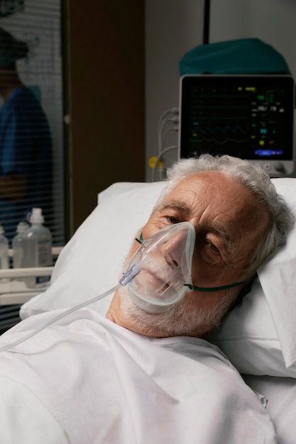 Sick Man In Hospital Bed, Man In Hospital Bed, Patient In Hospital Bed, Letter Of Employment, Old Man Pictures, Doctor Patient, Hospital Patient, 50 Year Old Men, Delivery Pictures