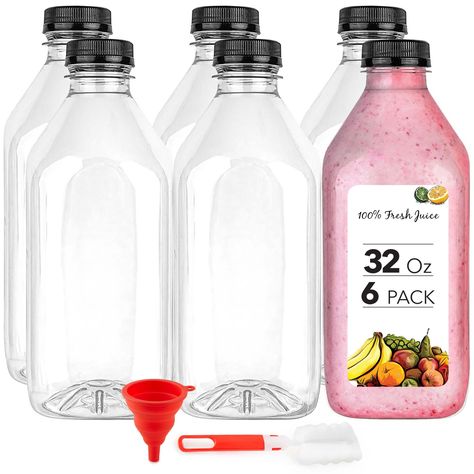 Empty Plastic Bottles, Small Water Bottle, Drink Containers, Juice Drinks, Reusable Bottle, Food Storage Containers Organization, Juice Bar, Juice Bottles, Baby Formula