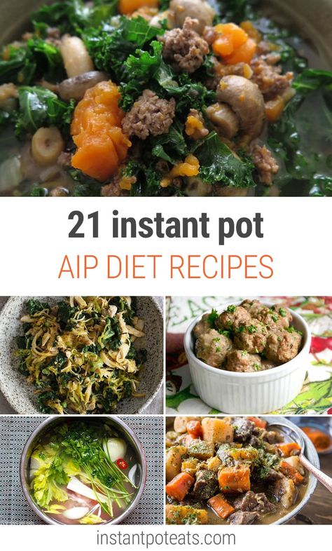 Aip Instant Pot, Autoimmune Diet Recipes, Aip Diet Recipes, Instant Pot Dinner, Inflammation Recipes, Autoimmune Paleo Diet, Autoimmune Recipes, Autoimmune Paleo Recipes, Aip Paleo Recipes