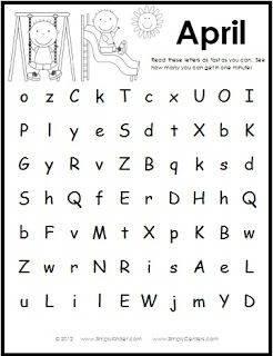 Letter Naming Fluency Freebie Letter Naming Fluency Activities, Kindergarten Fluency, Letter Sound Fluency, Letter Naming Fluency, Letter Sounds Kindergarten, School Age Activities, Fluency Activities, Read Letters, Kindergarten Letters