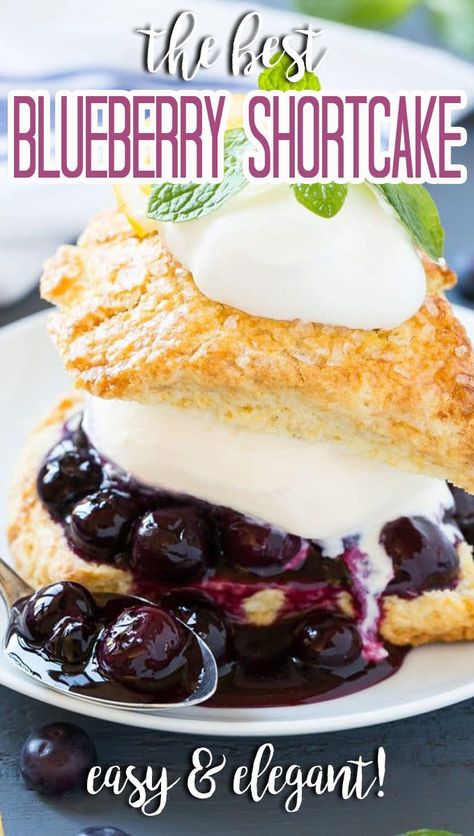 Lemon Shortcake, Blueberry Shortcake, Blueberry Cheesecake Bars, Berry Shortcake, Cheesecake Parfaits, Shortcake Recipe, Blueberry Sauce, Fruit Filling, Raspberry Cheesecake