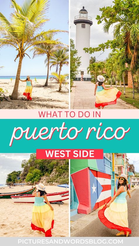 Some of the best things to do in Puerto Rico are on the west coast! In this Puerto Rico travel guide for the west coast, find out the best things to do in Rincon, Aguadilla, and Isabela. These beautiful towns are some of the top Puerto Rico destinations! See why you need to visit them on your Puerto Rico vacation. Puerto Rico West Coast, Travel To Puerto Rico, Puerto Rico Rincon, Things To Do In Puerto Rico, Puerto Rico Itinerary, Puerto Rico Travel Guide, Fajardo Puerto Rico, Aguadilla Puerto Rico, Puerto Rico Travel