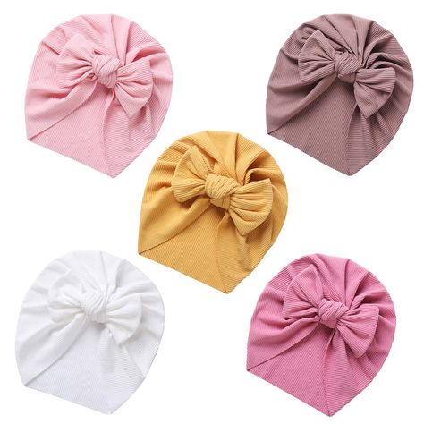 PRICES MAY VARY. 100% Cotton Imported Elastic closure Hand Wash Only Material: 100% cotton,soft,elastic,comfortable and breathable Multi function baby hat,As baby headwrap and bows newborn hat,great for dressing up to make a adorable outfits for your little one,and make your baby more cute and trendy The baby bospital hats is no place to do suture and protect baby's,the soft cotton material make your baby feel toasty and comfortable,it also provide a better fit Hand-sewn and graced with donut kn Hamster Bedding, Baby Turban Hat, Head Coverings, Baby Head Wrap, Solids For Baby, Reborn Baby Girl, Baby Turban, Toddler Hat, Turban Hat