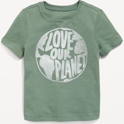 Planet Earth Day, Internship Outfit, Our Planet Earth, Embroidered Clothes, Our Planet, Earth Day, Toddler Sizes, Our Love, Rib Knit