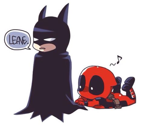 Deadpool and batman Batman And Deadpool, Batman Doodle Art, Deadpool Tumblr, 4k Portrait Wallpaper, Deadpool Cartoon, Deadpool Fan Art, Deadpool Drawing, Chibi Marvel, Deadpool Funny