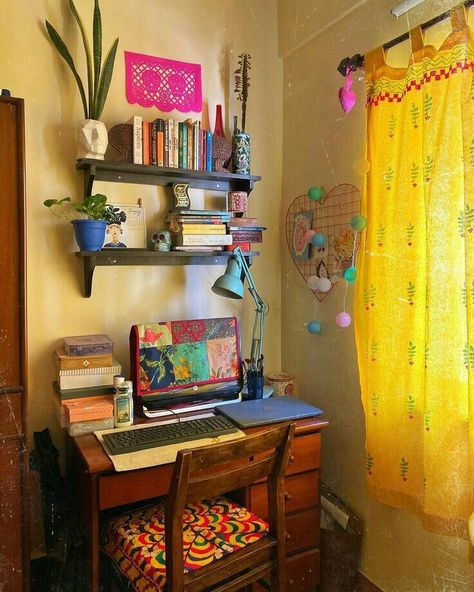 colourful home decor colour palette colour colour nail colour pages summer nail colour colour pallet nail colour India Bedroom Decor, Art Corner Ideas, Study Corner Ideas, Corner Decorating Ideas Living Room, Room Corner Decor Ideas, Old Room Decor, Corner Decorating Ideas, Home Decor Colour, Room Decor Indian