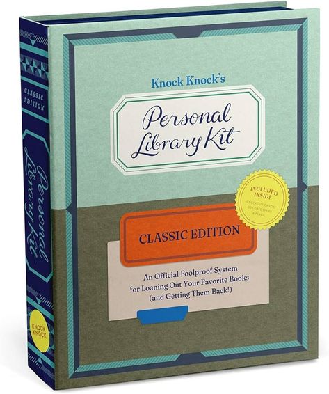 Knock Knock Personal Library Kit Classic Edition Plk Book Box: 9781683493129: Books - Amazon.ca Personal Library Kit, School Date, Date Stamp, Card Catalog, Magic Treehouse, Clever Gift, Beloved Book, Personal Library, Cool Books