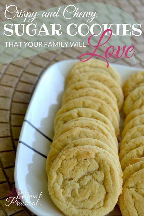 Easy Sugar Cookie Recipe, Up Cookies, Chewy Sugar Cookie Recipe, Perfect Sugar Cookies, Sugar Cookie Recipe Easy, Best Sugar Cookie Recipe, Cookie Recipes Unique, Chewy Sugar Cookies, Sugar Cookie Recipe