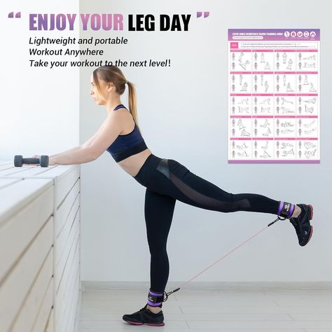 Glute Exercise, Teen Workout Plan, Women's Watch Bands, Train Posters, Workouts For Teens, Office Gym, Resistance Band Workout, Mountain Climbers, Different Exercises