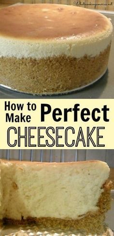 Basic Cheesecake, Biscotti Cheesecake, Perfect Cheesecake, Plain Cheesecake, Coconut Dessert, New York Style Cheesecake, Brownie Desserts, How To Make Cheesecake, Oreo Dessert