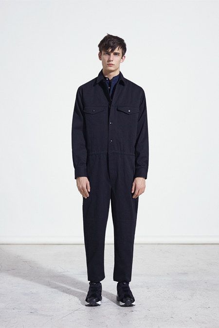 Black Boiler Suit, Mechanic Clothes, Men Jumpsuit, Steven Alan, Dapper Gentleman, Jumpsuit Men, Hipster Mens Fashion, Boiler Suit, Mens Fashion Week