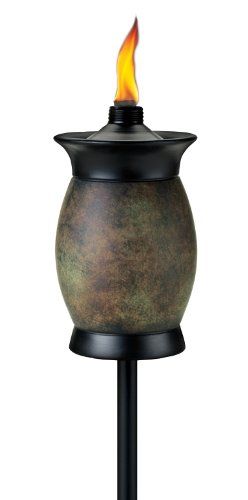 TIKI Brand Stone Resin 4-in-1 Multi-Use Torch >>> Continue to the product at the image link. Citronella Torches, Garden Torch, Resin Patio, Outdoor Torches, Tiki Torches, Citronella Candles, Patio And Garden, Deck Garden, Torch Light