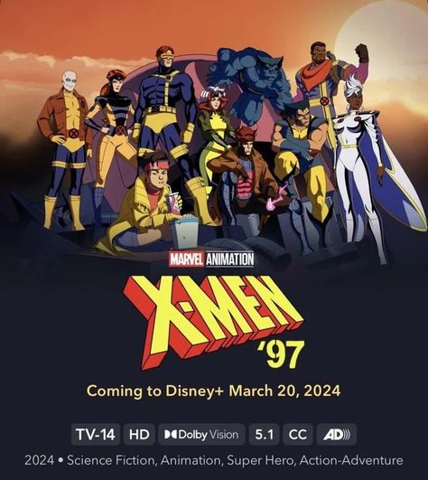 X Men 97 Disney Plus, X Men 97, Marvel Animated, Marvel Animation, Marvel Superhero Posters, Uncanny X-men, The Uncanny, Disney Plus, Xmen