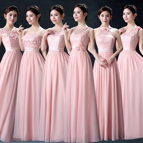 >> Click to Buy << C.V Bridesmaid dresses 201 7 new off the shoulder sleeveless Pink color  chiffon banquet long bridesmaid dress women #Affiliate Wedding Dress Champagne, Prom Dresses With Pockets, Modest Bridesmaid Dresses, Cheap Bridesmaid Dresses, Long Bridesmaid Dress, Cocktail Dress Lace, Long Bridesmaid Dresses, Sweet Dress, Wedding Party Dresses