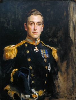 Louis Mountbatten, Lord Mountbatten, Admiral Of The Fleet, Military Uniform, Prince, Oil Painting, India