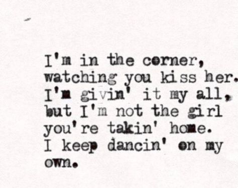 Dancing on My Own Dancing On My Own Lyrics, Caroline Bingley, Place Quotes, Dancing On My Own, Kali Uchis, Brain Damage, I Want To Travel, On My Own, All About Me!