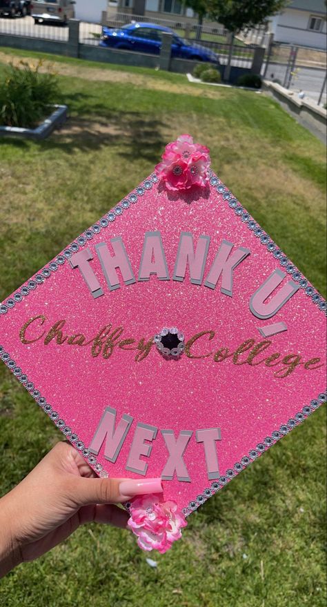 Pink Cap For Graduation, Pink Graduation Cap Ideas, Pink Cap Decoration Graduation, Grad Cap Ideas Pink, Pink Graduation Cap And Gown, Pink Cap And Gown Graduation Pictures, Pink Graduation Cap Designs, Graduation Cap Designs Pink, Pink Grad Cap Ideas