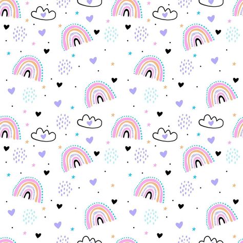 Muslin Wraps, Pattern Images, Rainbow Print, Rainbow Pattern, Painting Patterns, The Rainbow, All Over Print, Vector Art, Phone Wallpaper