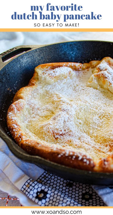 Puff Pancake Recipe, Puff Pancakes, Dutch Baby Pancake Recipe, Dutch Baby Recipe, Puff Pancake, Baby Pancakes, Dutch Baby Pancake, What's For Breakfast, Dutch Baby