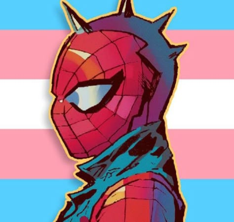 Profile Picture Icon, Transgender Flag, Spider Punk, Picture Icon, Profile Picture, Flag, Pink