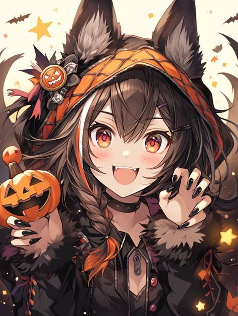 Thanksgiving Pfp Aesthetic, Autumn Anime Pfp, Halloween Pfp Anime, Holiday Pfp, Pink Windmill, Fall Anime, Halloween Pics, Akane Kurokawa, Thanksgiving Art