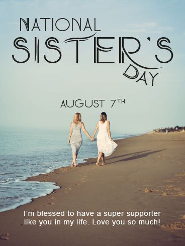 Happy Sisters Day, Sister's Day, Sisters Day, National Sisters Day, Happy Sisters, Together Quotes, In Smile, Sister Day, Birthday Reminder