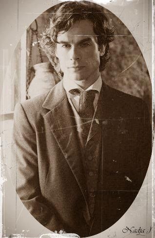 Damon Salvatore 1864 .. Ian Somerhalder Damon Salvatore, White Photo, Vampire Diaries, Black And White, White, Black