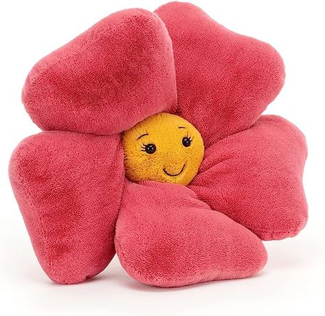 Jellycat Toys, Petunia Flower, Plush Flower, Jellycat Stuffed Animals, Kids Area, Pink Petals, Cute Stuffed Animals, Baby Store, Nurseries