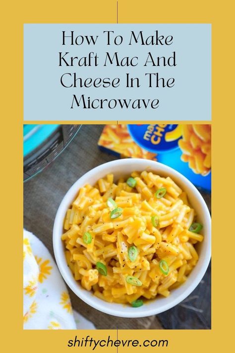 Kraft Macaroni & Cheese is a staple in many households. It’s the ultimate comfort food and is perfect when craving something savoury and creamy. It tastes amazing, but it’s also super easy to make! There are two ways to prepare Kraft Mac & Cheese: on the stovetop or in the microwave. Both methods require just a few ingredients that you likely have at home. Kraft Mac And Cheese Microwave, Kraft Mac And Cheese Recipe, Kraft Mac And Cheese, Microwave Cooking Recipes, Easy Mac N Cheese Recipe, Kraft Mac N Cheese, Easy Mac And Cheese, American Dishes, Microwave Cooking