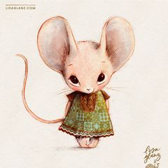 Lisa Glanz - illustrator (@glanzgraphics) • Instagram-Fotos und -Videos Cute Mouse Illustration, Mouse Illustration, Easy Drawing Ideas, Mouse Drawing, Vintage Animals, Christmas Artwork, Procreate Art, Brushes For Procreate, Baby Fabric