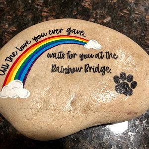 Personalized Pet Memorial Garden Stone. Faithful Friend and | Etsy Memorial Stones Diy, Dog Memorial Stone, Memory Garden, Pet Memorial Garden, Memorial Garden Stones, Pet Memorial Stones, Painted Rocks Craft, Personalized Pet Memorial, Memorial Stones