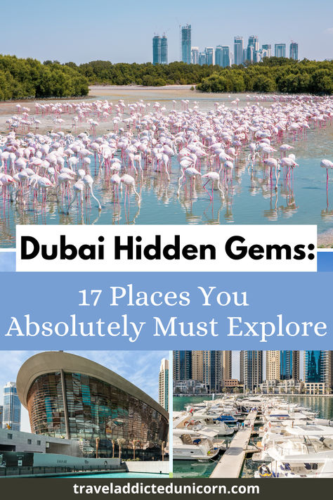 Discover Dubai’s hidden gems beyond the usual tourist spots! 🌟 This guide takes you to off-the-beaten-path experiences, from secret beaches to unique cultural spots and lesser-known attractions. Perfect for travelers looking to explore a different side of Dubai! #DubaiHiddenGems #ExploreDubai #TravelGuide #OffTheBeatenPath #DubaiTravel Dubai Spots, Dubai Tourist Attractions, United Emirates, Uae Travel, Dubai Trip, Dubai Attractions, Dream Trips, Foreign Travel, Travel Safety