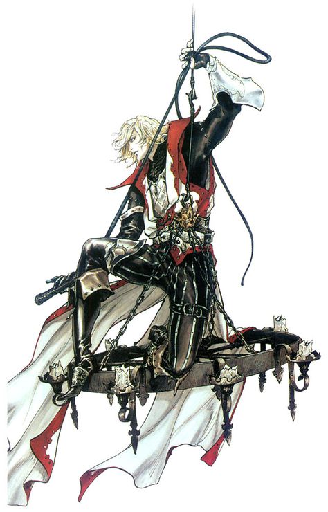 Leon Belmont on Chandelier - Characters & Art - Castlevania: Lament of Innocence Leon Belmont, Castlevania Lament Of Innocence, Ayami Kojima, Castlevania Games, Castlevania Dracula, Castlevania Wallpaper, Castlevania Anime, Chandelier Art, Vampire Art