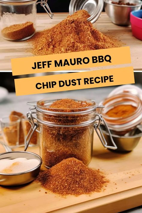 Elevate your BBQ game with Jeff Mauro's BBQ Chip Dust recipe. A flavorful twist that adds crunch and smokiness to your favorite dishes. Try it now! Jeff Mauro Recipes, Chip Seasoning, Bbq Chips, Jeff Mauro, Bbq Games, Heirloom Recipes, Homemade Bbq, Pita Chips, Corn Chips