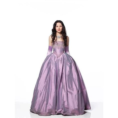 Once Upon A Time Snow White Emma Inspired Lavender Purple Ball Gown... ❤ liked on Polyvore featuring costumes, medieval, medieval gown, role play costumes, purple costume, snow white halloween costume, cosplay halloween costumes and purple halloween costumes Purple Ball Gown, Dress And Gloves, Coronation Dress, Snow White Dresses, Snow White Costume, Satin Ball Gown, Fantasy Dress, Historical Dresses, Ball Gown Dresses