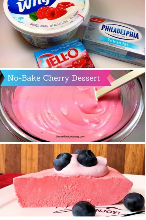 No-Bake, Low-Carb Cherry Dessert - just three ingredients and you have a wonderful dessert that is diabetic friendly and super yummy! Pudding Chia, Keto Easy, Postre Keto, Healthy Diets, Jello Desserts, Cherry Desserts, Ketosis Diet, Low Carb Diets, Low Carb Dessert