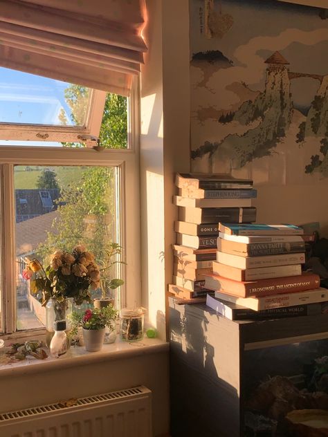 Books Piled Up Aesthetic, Book Piles Aesthetic, Universe Room Decor, Room Full Of Books Aesthetic, Piles Of Books Aesthetic, Book Stacks Aesthetic Bedroom, Books In Room, Book Pile Aesthetic, Pile Of Books Aesthetic