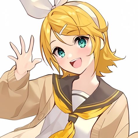 Kagame Rin, Rin Kagamine Icon, Kagamine Twins, Kagamine Rin And Len, Rin Kagamine, Kagamine Rin, Art Poses, Animal Wallpaper, I Icon