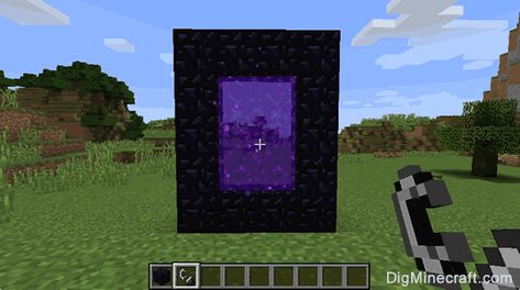 Minecraft Portal, Nether Portal, Minecraft Party Decorations, Minecraft World, Flint And Steel, Island Town, Diy Minecraft, Minecraft Party, Pocket Edition