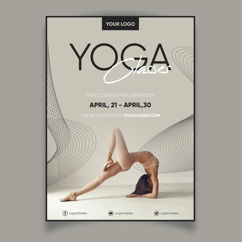 Yoga Poster Design, Yoga Flyer, Fitness Flyer, Yoga Branding, Flyer Design Layout, Business Poster, Yoga Poster, Sport Poster Design, Flyer Design Inspiration