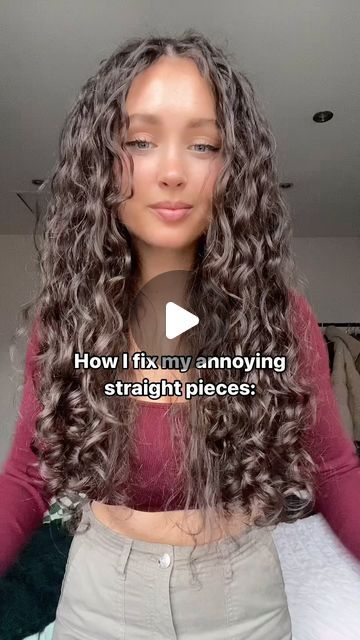 Loren on Instagram: "Fixing those annoying straight pieces that refuse to hold their curl" How To Curl Straight Hair, Curling Straight Hair, Curl Your Hair, Oval Face Haircuts, Tight Curls, Damaged Hair Repair, Oval Faces, Wand Curls, Aging Skin Care