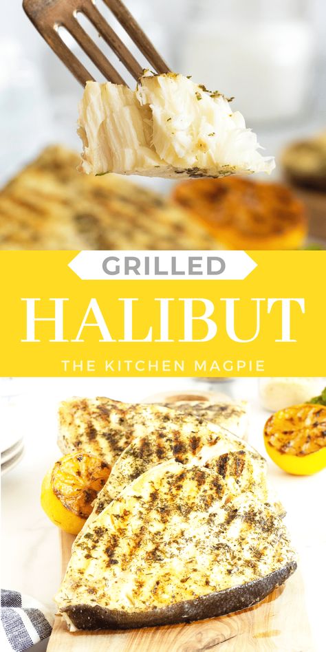 Halibut Steak Recipe, Halibut Steaks, Dinner Cravings, Grilled Halibut Recipes, Grilled Tuna Steaks, Seafood Dinner Recipes, Grilled Halibut, Halibut Recipes, Baked Dinner