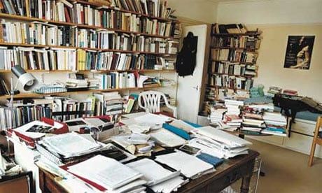 Writers' rooms: Eric Hobsbawm Writer's Office, Andys Room, Writers Room, Writing Studio, Writing Room, Writers Desk, Room Of One's Own, Comfortable Armchair, Organized Chaos